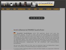 Tablet Screenshot of dynamikks.de